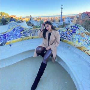 MANGO wool trench coat